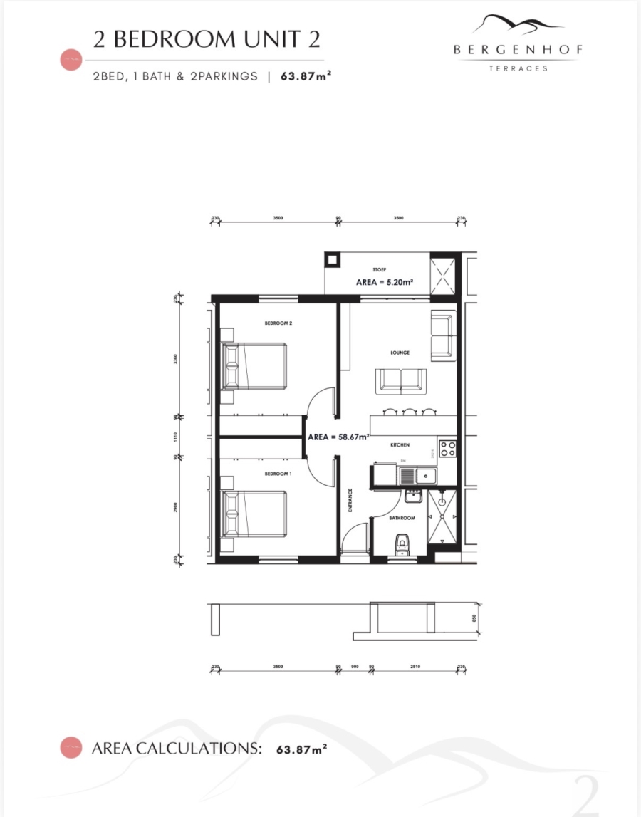 To Let 2 Bedroom Property for Rent in Klein Parys Western Cape